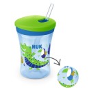 Ποτηράκι Που Αλλάζει Χρώμα Action Cup Chameleon 230ml Με Καλαμάκι Πράσινο Nuk Ποτηράκι Που Αλλάζει Χρώμα Action Cup Chameleon 230ml Με Καλαμάκι Πράσινο Nuk