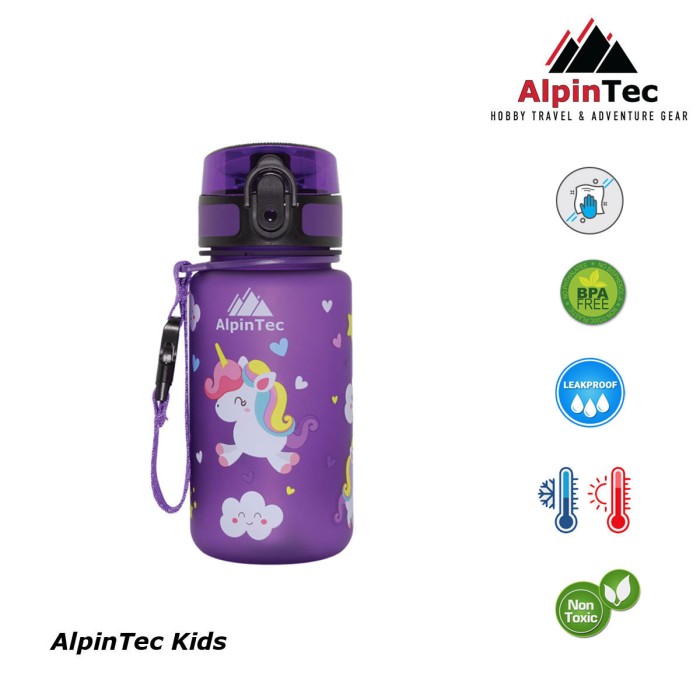 Παγούρι Tritan Alpintec Kids 350ml Unicorn Purple Παγούρι Tritan Alpintec Kids 350ml Unicorn Purple