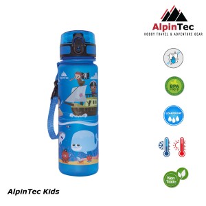 Παγούρι Tritan Alpintec Kids 500ml Pirates Blue Παγούρι Tritan Alpintec Kids 500ml Pirates Blue