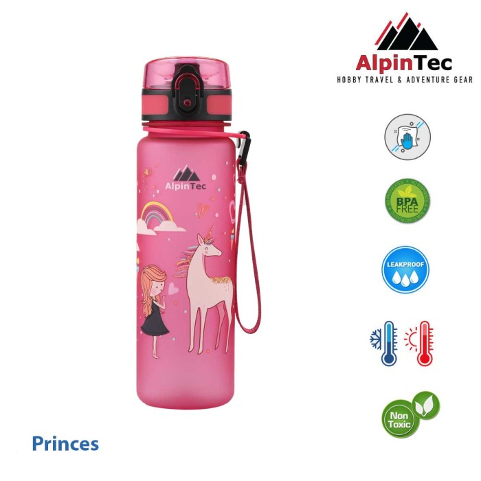 Παγούρι Tritan Alpintec Kids 500ml Princess Pink Παγούρι Tritan Alpintec Kids 500ml Princess Pink