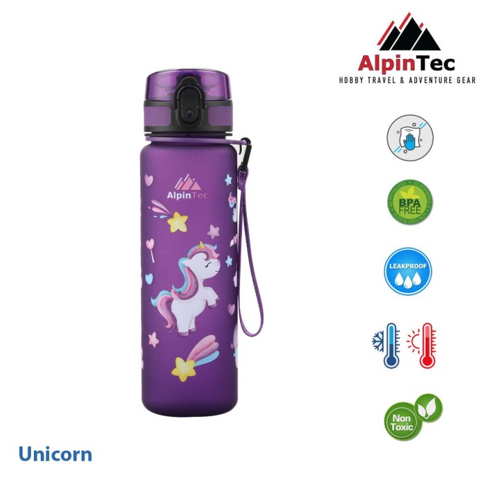 Παγούρι Tritan Alpintec Kids 500ml Unicorn Purple Παγούρι Tritan Alpintec Kids 500ml Unicorn Purple
