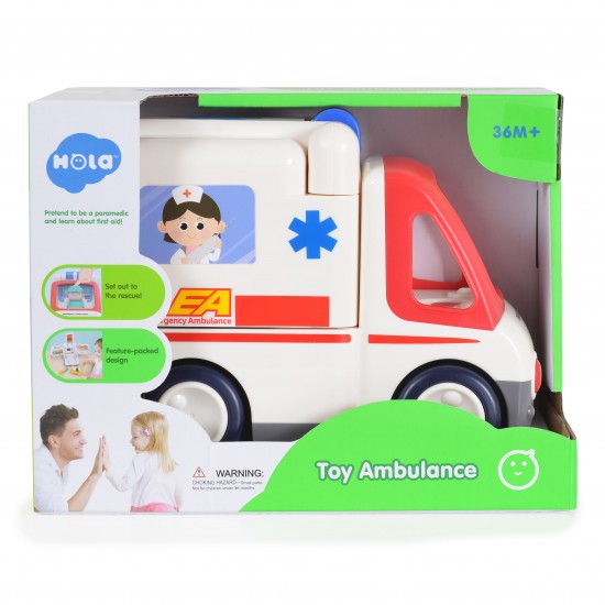 Παιχνίδι Ασθενοφόρο Με Μουσική E9997 Hola Παιχνίδι Ασθενοφόρο Με Μουσική E9997 Hola