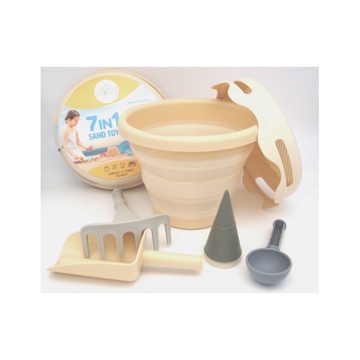Παιχνίδια Για Άμμο 7 Σε 1 Beige Compactoys Παιχνίδια Για Άμμο 7 Σε 1 Beige Compactoys
