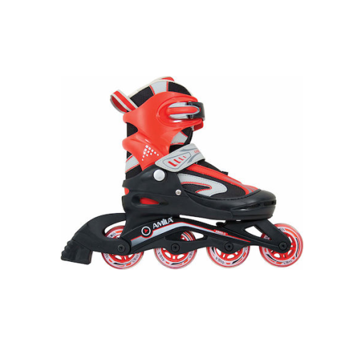 Παιδικά Αυξομειούμενα Rollers Κόκκινα 48911 Amila