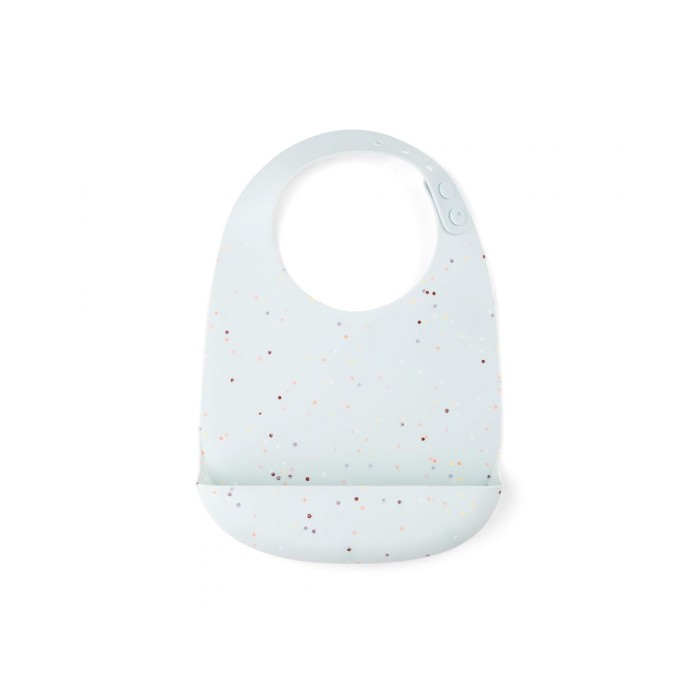 Παιδική Σαλιάρα Σιλικόνης Confetti Blue Done By Deer