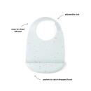 Παιδική Σαλιάρα Σιλικόνης Confetti Blue Done By Deer