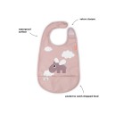 Παιδική Σαλιάρα Velcro Happy Clouds Powder Done By Deer