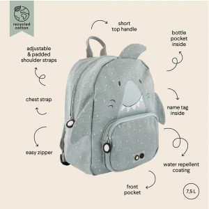 Παιδική Τσάντα Backpack Mr. Shark Trixie Παιδική Τσάντα Backpack Mr. Shark Trixie