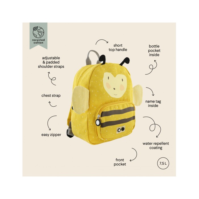 Παιδική Τσάντα Backpack Mrs. Bumble Bee Trixie Παιδική Τσάντα Backpack Mrs. Bumble Bee Trixie