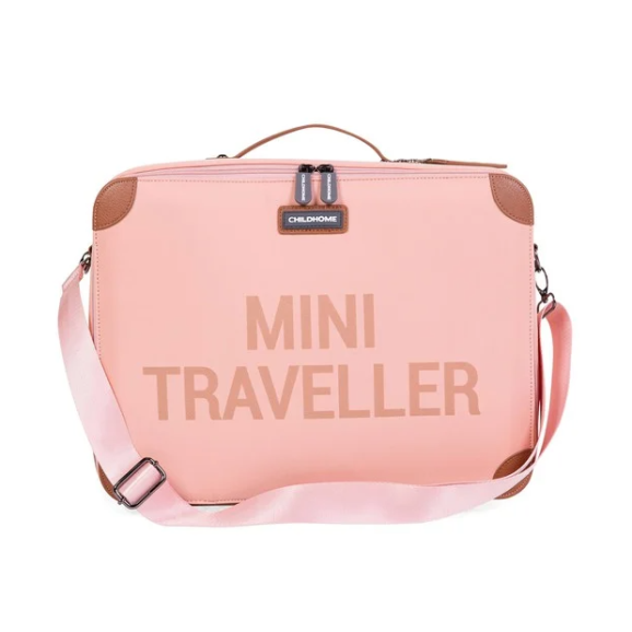 Παιδική Βαλίτσα Mini Traveller Kids Suitcase Ροζ Childhome Παιδική Βαλίτσα Mini Traveller Kids Suitcase Ροζ Childhome