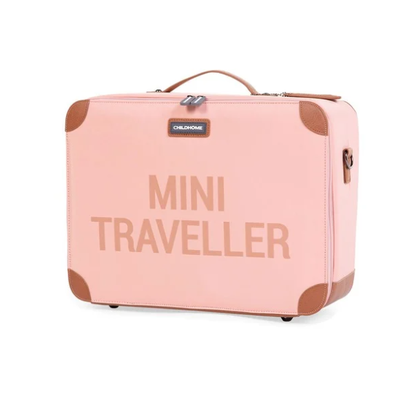 Παιδική Βαλίτσα Mini Traveller Kids Suitcase Ροζ Childhome Παιδική Βαλίτσα Mini Traveller Kids Suitcase Ροζ Childhome