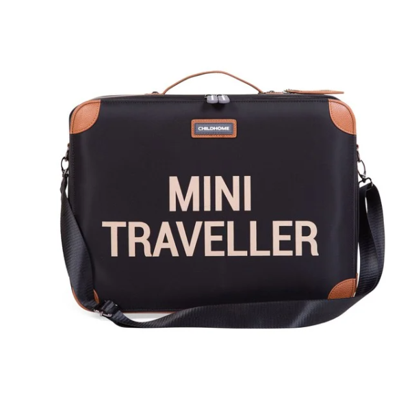Παιδική Βαλίτσα Mini Traveller Kids Suitcase Μαύρος/Χρυσό Childhome Παιδική Βαλίτσα Mini Traveller Kids Suitcase Μαύρος/Χρυσό Childhome