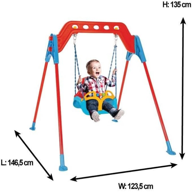 Παιδική Κούνια Σε Μεταλλική Βάση 07968 Pilsan