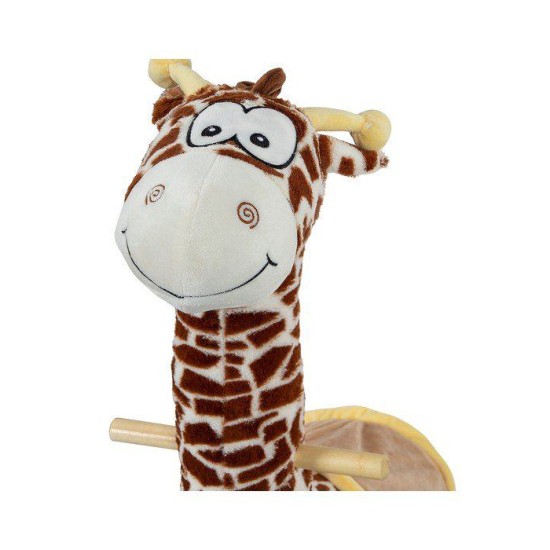 Παιδική Κουνιστή Λούτρινη Καμηλοπάρδαλη 90 cm Manon De Pres