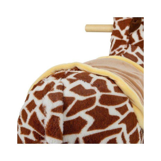Παιδική Κουνιστή Λούτρινη Καμηλοπάρδαλη 90 cm Manon De Pres