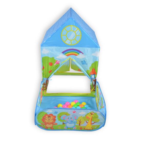 Παιδική Σκηνή  Zoo 2in1 Με 50 Μπάλες Moni