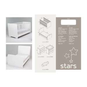 Παιδικό Κρεβάτι Stars Casababy Παιδικό Κρεβάτι Stars Casababy