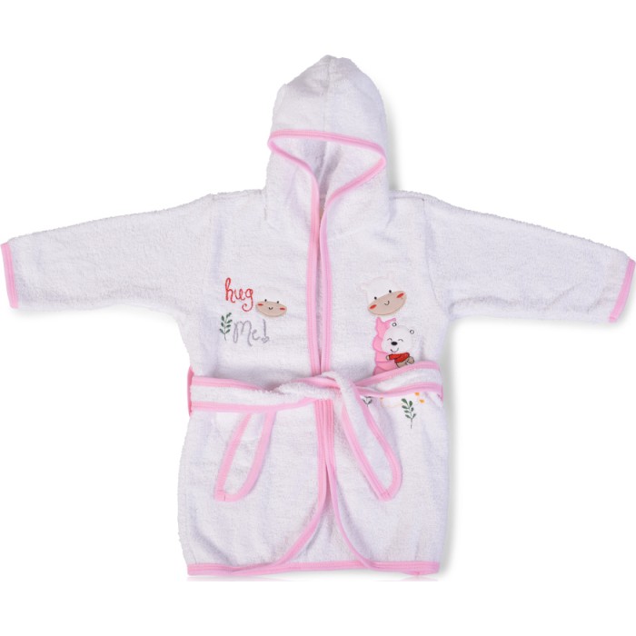 Παιδικό Μπουρνούζι Με Κουκούλα Hug Me Ρόζ Cangaroo Παιδικό Μπουρνούζι Με Κουκούλα Hug Me Ρόζ Cangaroo