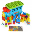 Παιδικό Παιχνίδι Τρένο Με Τουβλάκια 48τμχ Moni