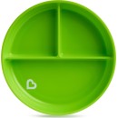 Παιδικό Πιατάκι Φαγητού Με Χωρίσματα Και Βεντούζα Πράσινο Munchkin Παιδικό Πιατάκι Φαγητού Με Χωρίσματα Και Βεντούζα Πράσινο Munchkin