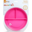 Παιδικό Πιατάκι Φαγητού Με Χωρίσματα Και Βεντούζα Ρόζ Munchkin Παιδικό Πιατάκι Φαγητού Με Χωρίσματα Και Βεντούζα Ρόζ Munchkin