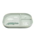 Παιδικό Πιάτο Με Χωρίσματα Happy Clouds Croco Green Done By Deer