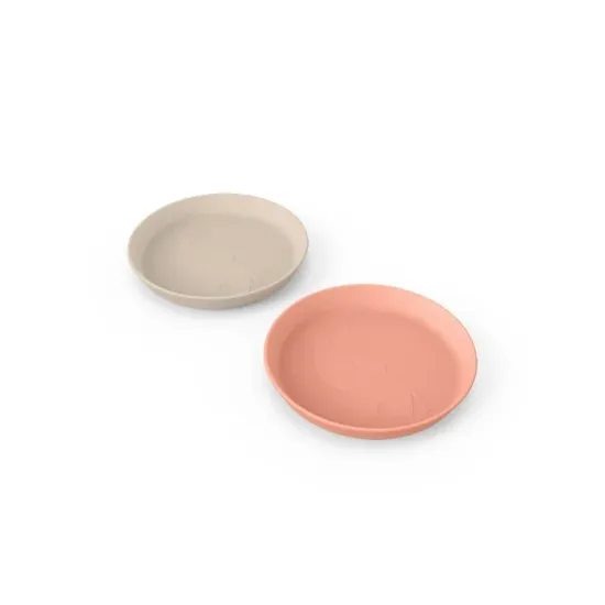 Παιδικό Πιάτο Σετ 2 Τμχ Elphee Sand-Coral Done By Deer