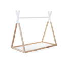 Παιδικό Πλαίσιο Kρεβατιού TIPI 70*140 cm Φυσικό-Λευκό Childhome Παιδικό Πλαίσιο Kρεβατιού TIPI 70*140 cm Φυσικό-Λευκό Childhome