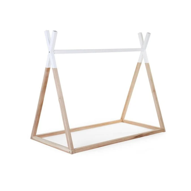 Παιδικό Πλαίσιο Kρεβατιού TIPI 70*140 cm Φυσικό-Λευκό Childhome Παιδικό Πλαίσιο Kρεβατιού TIPI 70*140 cm Φυσικό-Λευκό Childhome