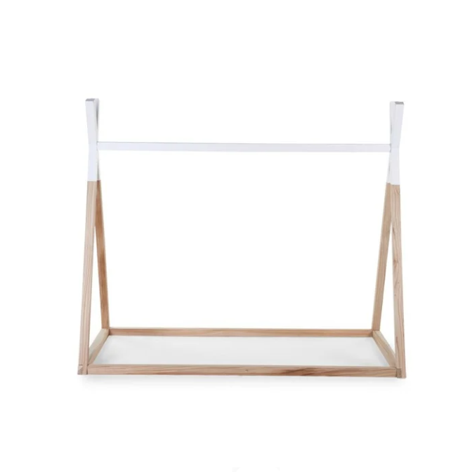 Παιδικό Πλαίσιο Kρεβατιού TIPI 70*140 cm Φυσικό-Λευκό Childhome Παιδικό Πλαίσιο Kρεβατιού TIPI 70*140 cm Φυσικό-Λευκό Childhome