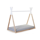Παιδικό Πλαίσιο Kρεβατιού TIPI 70*140 cm Φυσικό-Λευκό Childhome Παιδικό Πλαίσιο Kρεβατιού TIPI 70*140 cm Φυσικό-Λευκό Childhome
