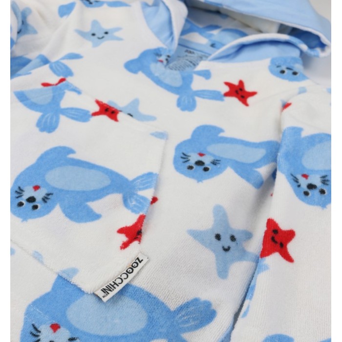 Παιδικό Πόντσο Θαλάσσης Swim Coverup UPF50+ Φώκια Zoocchini Παιδικό Πόντσο Θαλάσσης Swim Coverup UPF50+ Φώκια Zoocchini