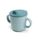 Παιδικό Ποτηράκι με Στόμιο και Λαβές Happy Dots Blue Done By Deer