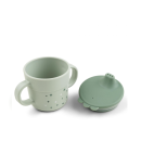 Παιδικό Ποτηράκι με Στόμιο και Λαβές Happy Dots Green Done By Deer