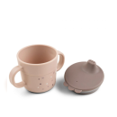 Παιδικό Ποτηράκι με Στόμιο και Λαβές Happy Dots Powder Done By Deer