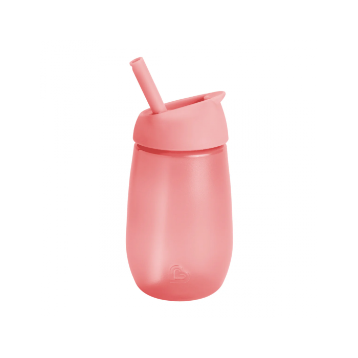Παιδικό Ποτηράκι Simple Clean Straw Cup Ροζ Munchkin