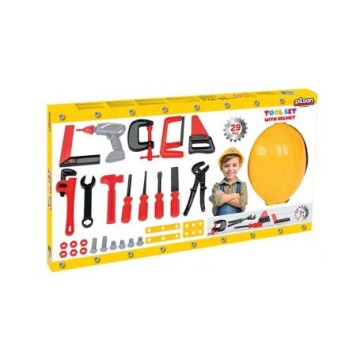 Παιδικό Σετ Εργαλειοθήκης 29τμχ με Κράνος  Pilsan 03249