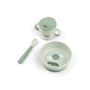 Παιδικό Σετ Φαγητού 3τμχ Happy Clouds Green Done By Deer