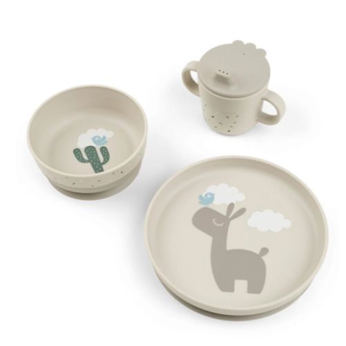 Παιδικό Σετ Φαγητού 3τμχ Lalee Sand Done By Deer