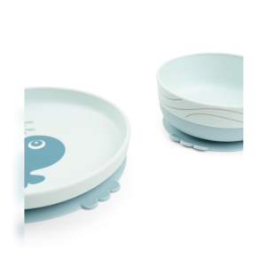 Παιδικό Σετ Φαγητού 3τμχ Wally Blue Done By Deer