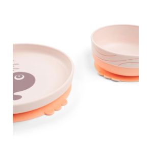 Παιδικό Σετ Φαγητού 3τμχ Wally Powder Done By Deer