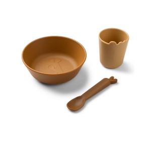 Παιδικό Σετ Φαγητού Μουσταρδί Done by Deer Παιδικό Σετ Φαγητού Μουσταρδί Done by Deer