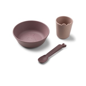 Παιδικό Σετ Φαγητού Ροζ Done by Deer