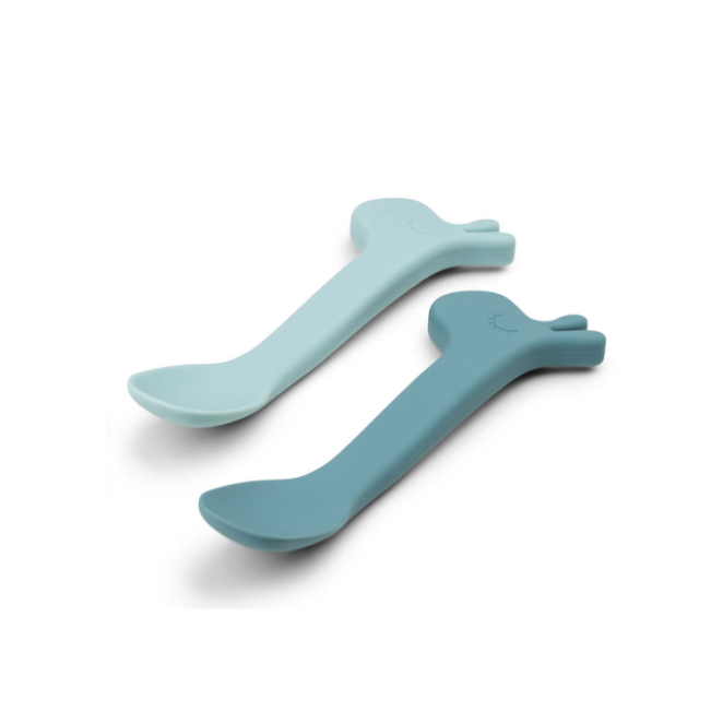 Παιδικό Σετ Κουταλάκια 2τμχ Lalee Blue 14cm Done By Deer