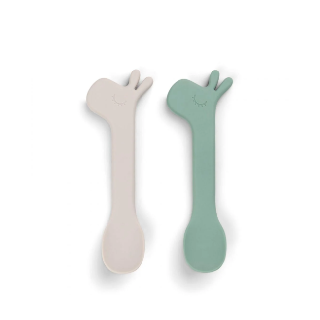 Παιδικό Σετ Κουταλάκια 2τμχ Lalee Green  14cm Done By Deer