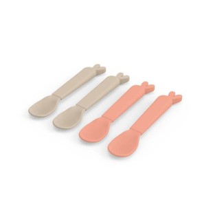 Παιδικό Σετ Κουταλάκια 4 Τμχ Lalee Sand Coral Done By Deer Παιδικό Σετ Κουταλάκια 4 Τμχ Lalee Sand Coral Done By Deer