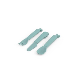 Παιδικό Σετ Κουτάλι- Πιρούνι -Μαχαίρι Friends Blue Done By Deer