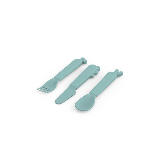 Παιδικό Σετ Κουτάλι- Πιρούνι -Μαχαίρι Friends Blue Done By Deer