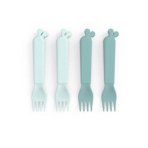 Παιδικό Σετ Πιρουνιά 4 Τμχ Raffi Μπλε Done By Deer