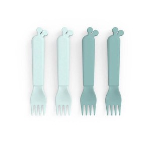 Παιδικό Σετ Πιρουνιά 4 Τμχ Raffi Μπλε Done By Deer